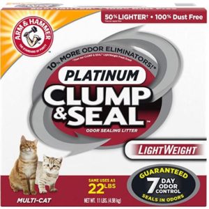 best clumping cat litter for odor