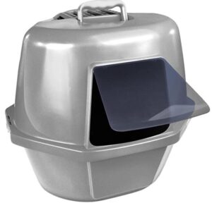 Van Ness Corner Enclosed litter box for cats that spray